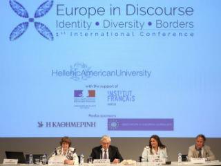 Με αφορμή το Συνέδριο “Europe in Discourse: Identity, Diversity, Borders”, που πραγματοποιήθηκε στην Αθήνα από 23-25 Σεπτεμβρίου 2016, διοργανώθηκε ένα ξεχωριστό πάνελ στο οποίο συμμετείχαν η κυρία Δανάη Μπεζαντάκου, European Young Leader 2014 και Young Global Leader 2015-2020, ο κύριος Jack Hanning, τ. Διευθυντής Διεθνών Σχέσεων του Συμβουλίου της Ευρώπης και ο κύριος Αθανασιος Παπανδρόπουλος, Επίτιμος Διεθνής πρόεδρος της Ένωσης Ευρωπαίων Δημοσιογράφων.